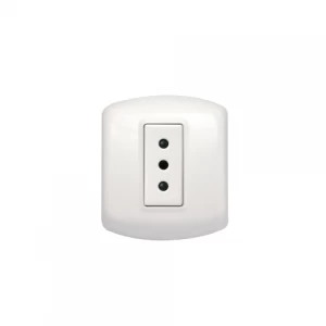 Enchufe Simple Sobrepuesto Modus Plus 10a Bticino Ref Cal1105bn