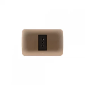 Enchufe Simple10a 250v Cafe Titanio Lexo