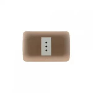 Enchufe Simple 10a 250v Beige Titanio Lexo