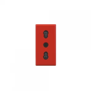 Toma 2p+t 10/16a 250v Color - Rojo Bticino  Ref H4180r