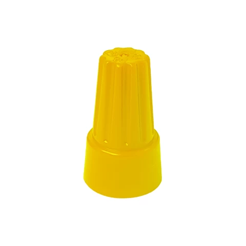 CONECTOR PLASTICO CONICO NRO 33 AMARILLO
