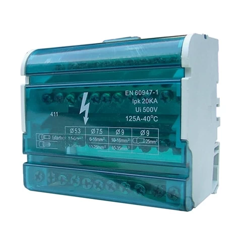 REPARTIDOR TETRAPOLAR 125A 11 CONTACTORES LEXO