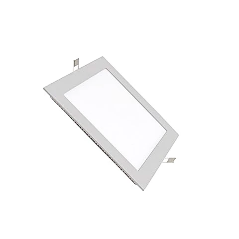Foco embutido Led cuadrado 12W Luz calida