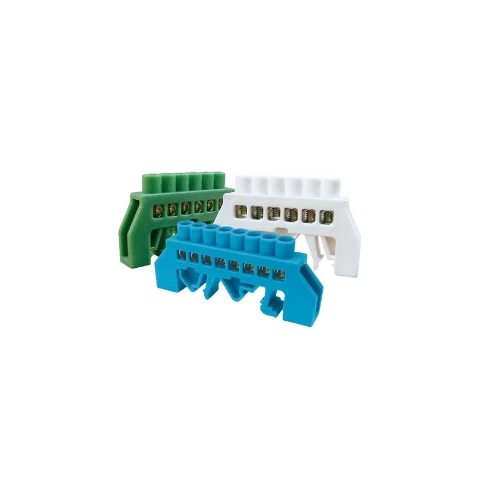 Barra Riel Din Aislada Azul 8px10mm-lexo