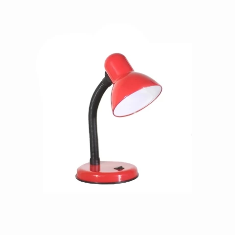 LAMPARA ESCRITORIO E-27 ROJO