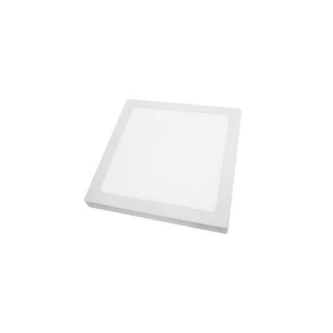 PLAFON LED CUADRADO 24W BLANCO EMPAVONADO LUZ CALIDA-FSL