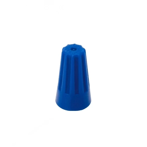 CONECTOR PLASTICO CONICO AZUL 12AWG (100 UND)