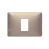 PLACA 1 M0D. ALUMINIO - CHAMPAGNE BTICINO  REF AM503M1CH