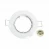 FOCO EMBUTIDO DICROICO BASCULANTE 80MM COLOR BLANCO C/CONECTOR GU10-DW